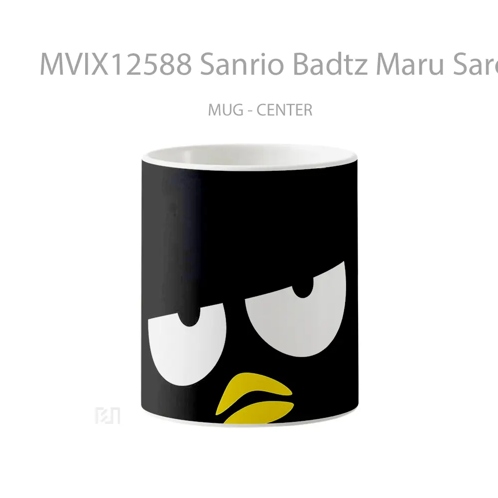 Mug Sanrio Badtz Maru Sarcastic Face 1 Hadiah Lucu dan Menarik