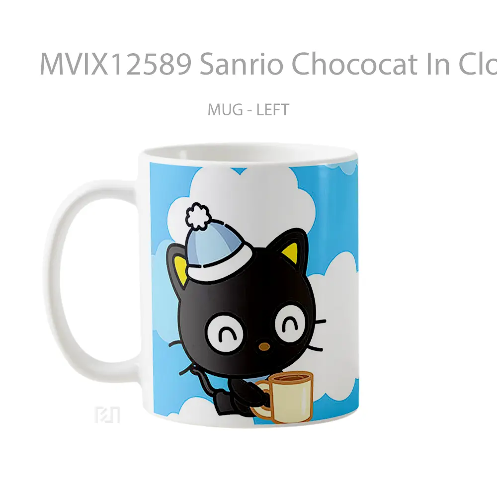 Mug Sanrio Chococat In Clouds Mug Aesthetic Koleksi Spesial - All-side / Desain