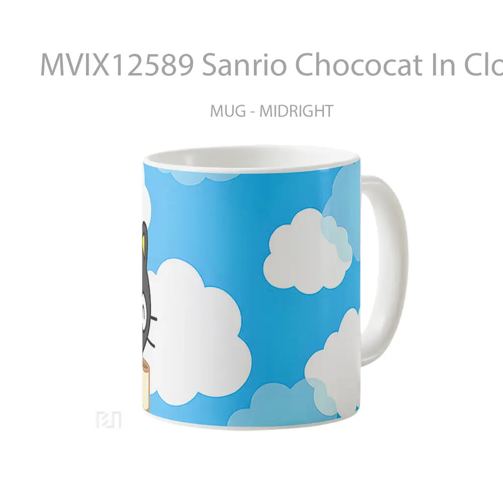 Mug Sanrio Chococat In Clouds Mug Aesthetic Koleksi Spesial - All-side / Desain