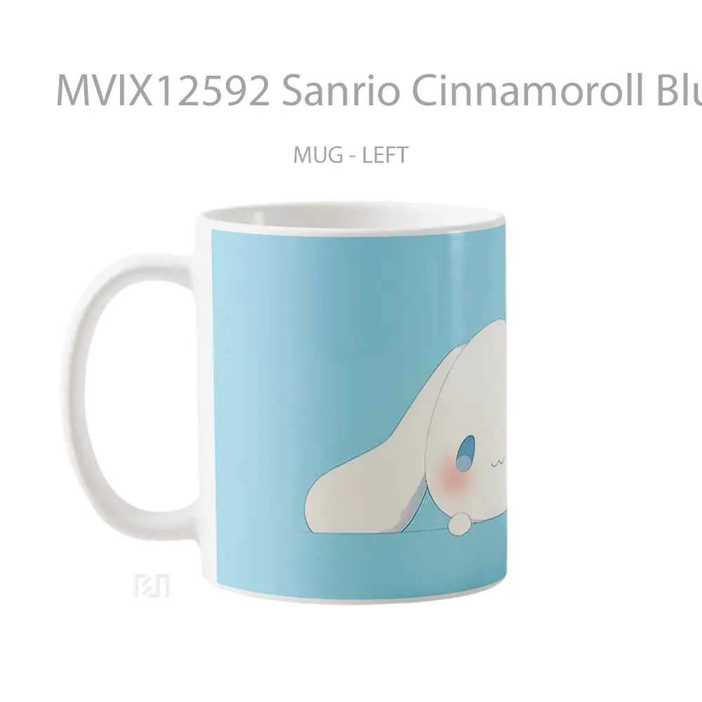 Mug Sanrio Cinnamoroll Blushing Cuteness Mug Aesthetic Koleksi Spesial - All-side / Desain