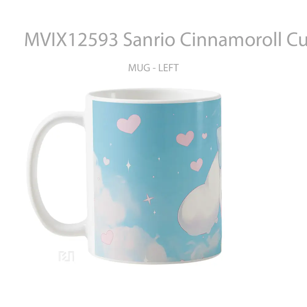 Mug Sanrio Cinnamoroll Cute Clouds Hadiah Lucu dan Menarik - All-side / Desain