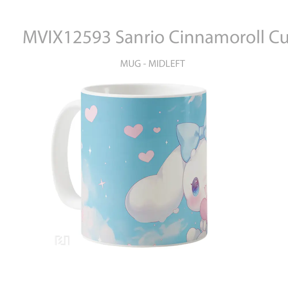 Mug Sanrio Cinnamoroll Cute Clouds Hadiah Lucu dan Menarik - All-side / Desain