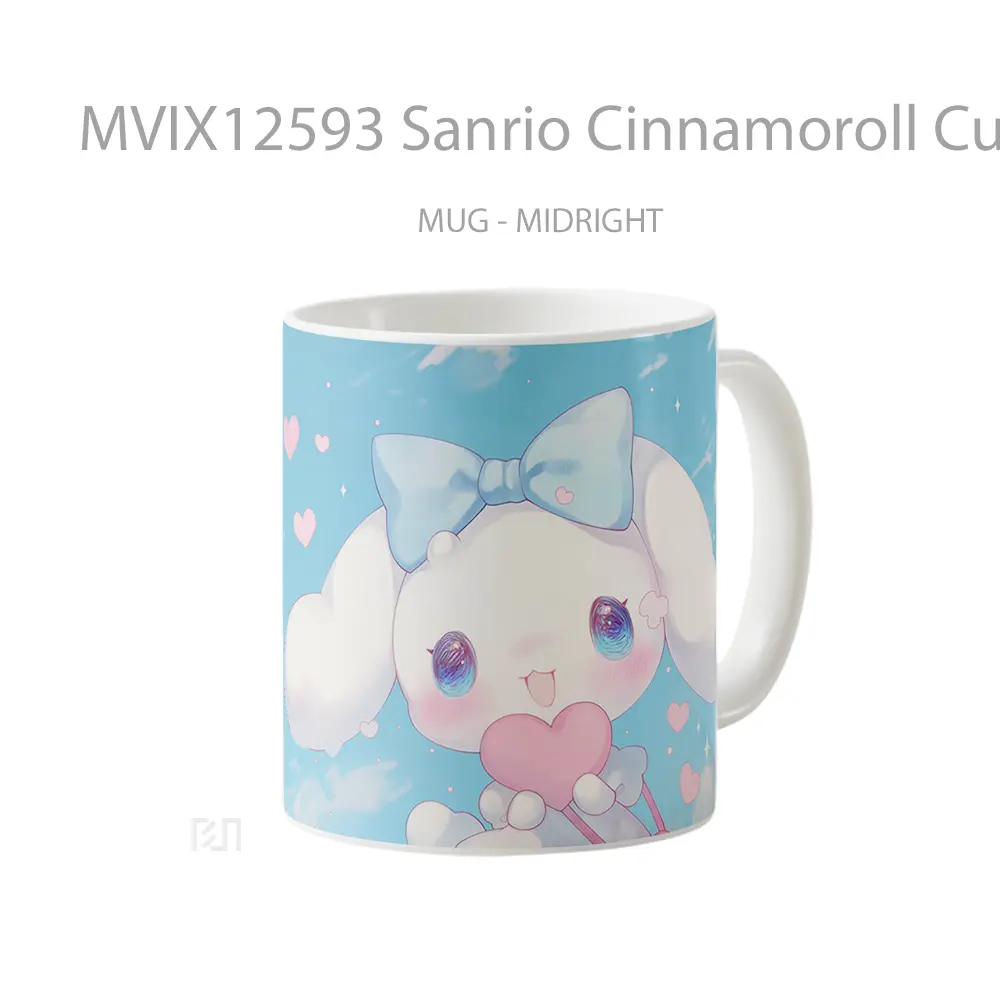 Mug Sanrio Cinnamoroll Cute Clouds Hadiah Lucu dan Menarik - All-side / Desain