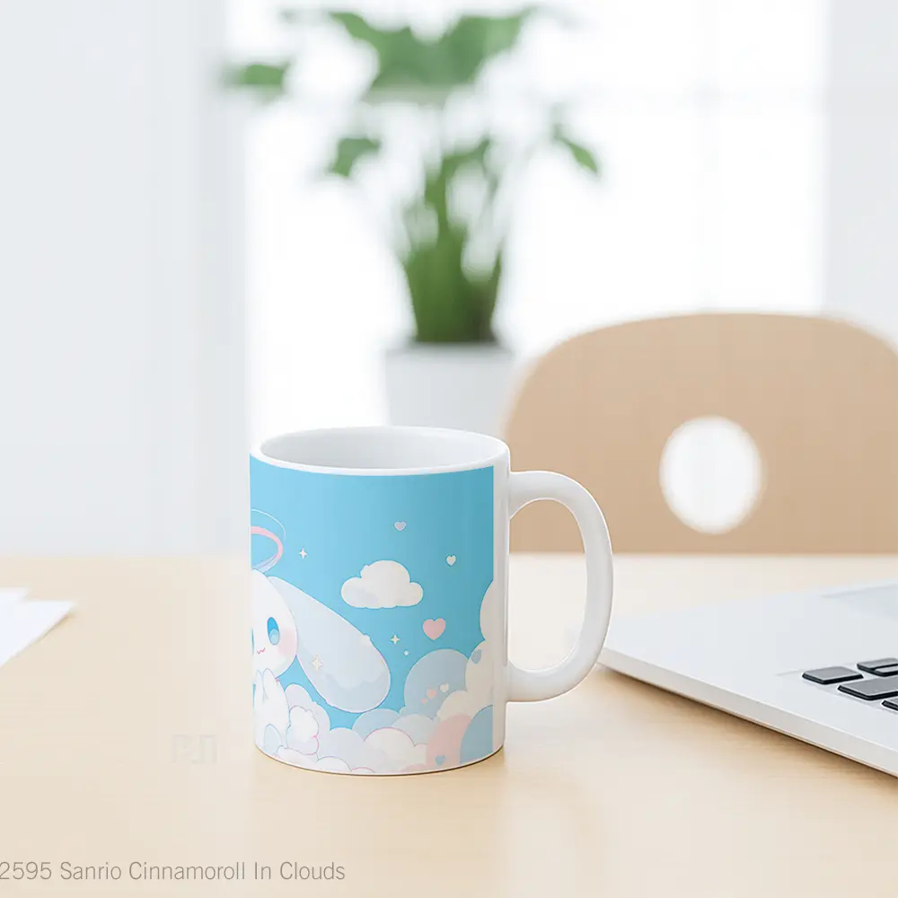 Mug Sanrio Cinnamoroll In Clouds Gelas Keramik Desain Unik - All-side / Desain