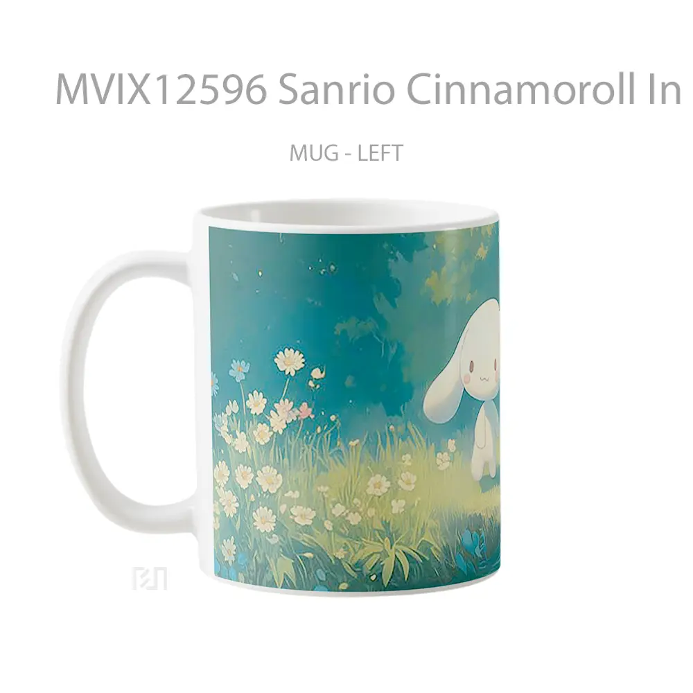 Mug Sanrio Cinnamoroll In Nature Mug Aesthetic Koleksi Spesial - All-side / Desain
