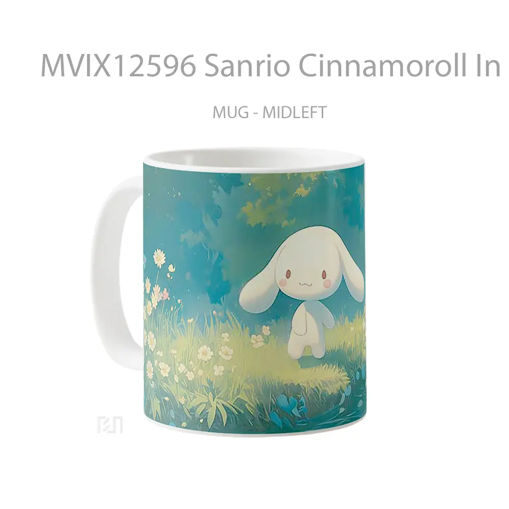 Mug Sanrio Cinnamoroll In Nature Mug Aesthetic Koleksi Spesial - All-side / Desain
