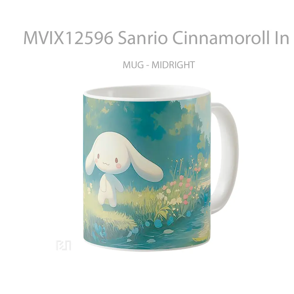 Mug Sanrio Cinnamoroll In Nature Mug Aesthetic Koleksi Spesial - All-side / Desain