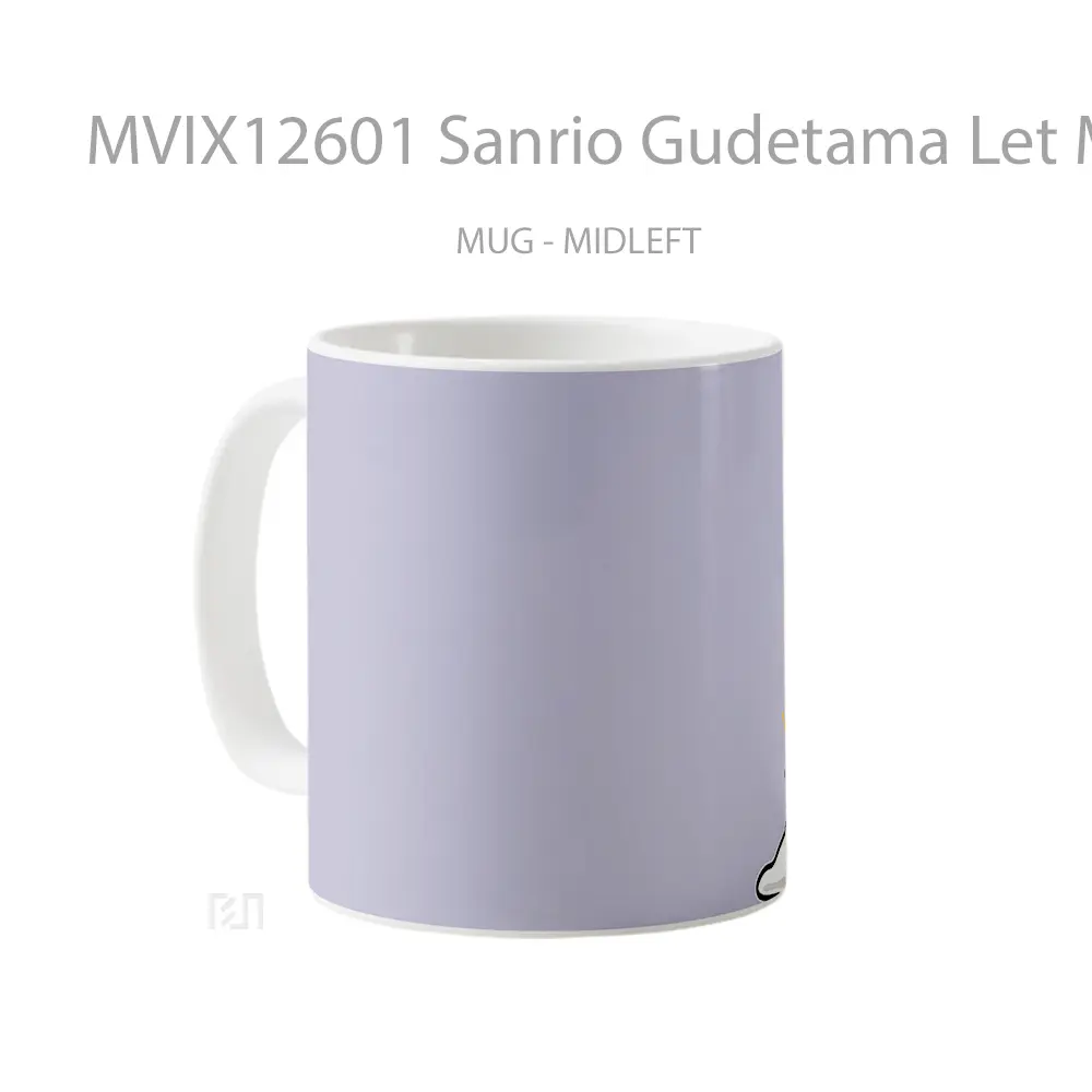 Mug Sanrio Gudetama Let Me Go Hadiah Lucu dan Menarik - All-side / Desain