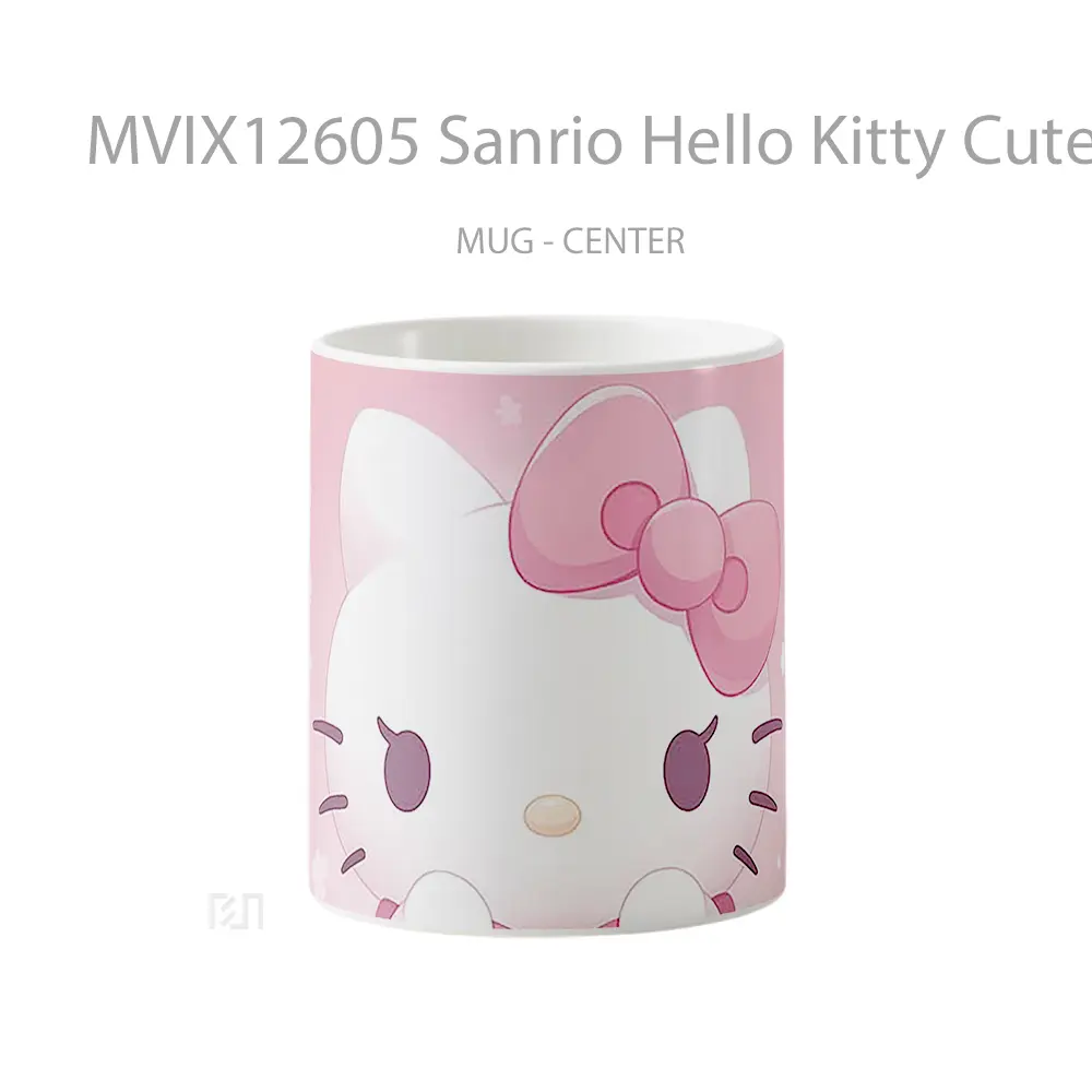 Mug Sanrio Hello Kitty Cute Fluffy Gelas Keramik Desain Unik