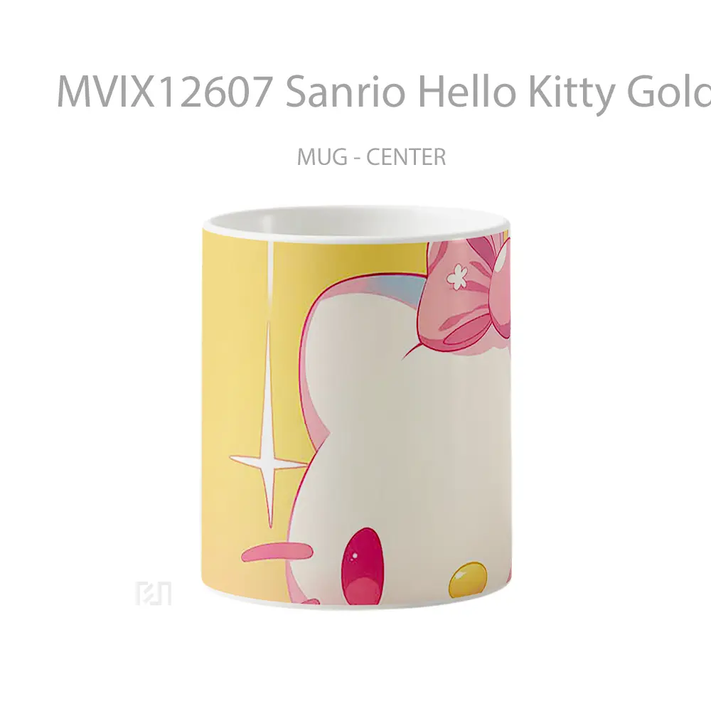 Mug Sanrio Hello Kitty Golden Gleam Gelas Keramik Desain Unik