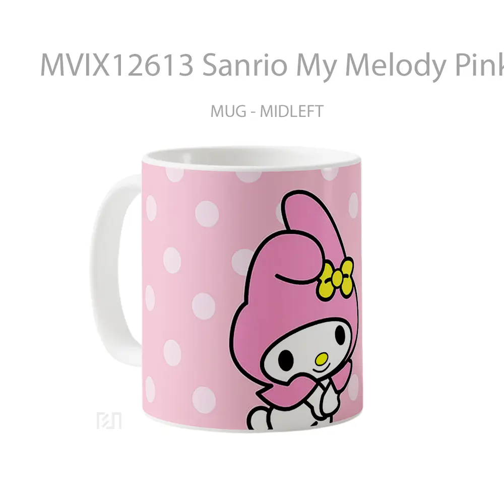 Mug Sanrio My Melody Pink Mug Aesthetic Koleksi Spesial - All-side / Desain