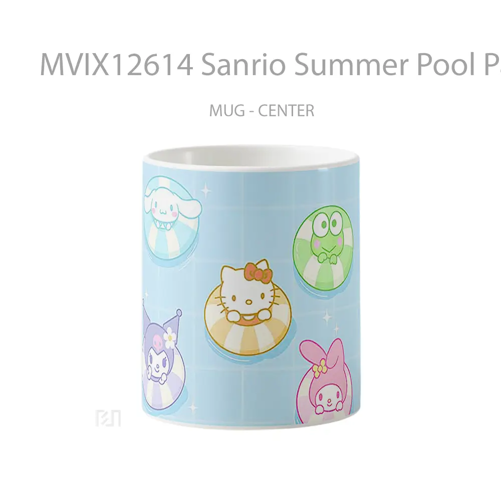 Mug Sanrio Summer Pool Party Floaties Koleksi Mug Limited Edition