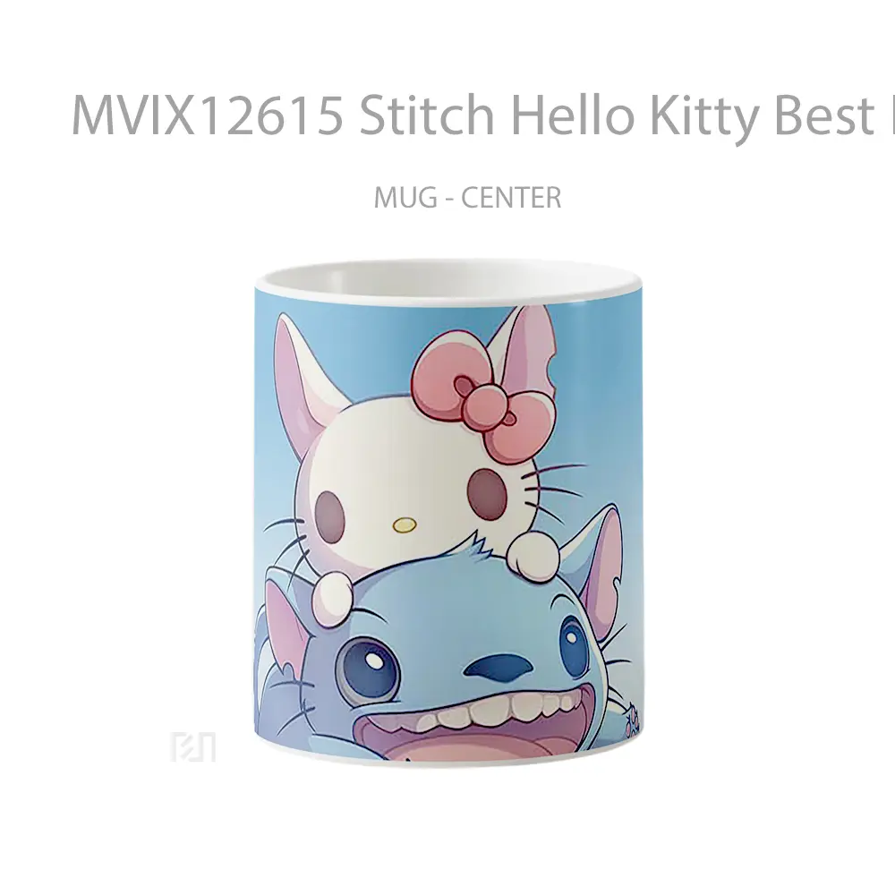 Mug Stitch Hello Kitty Best Friends Mug Aesthetic Koleksi Spesial