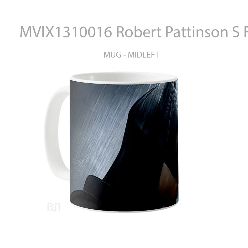 Mug Robert Pattinson S Face As Batman Gelas Superhero - All-side / Desain