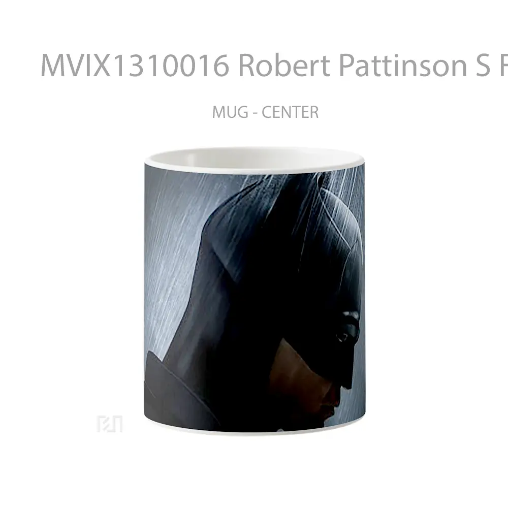 Mug Robert Pattinson S Face As Batman Gelas Superhero