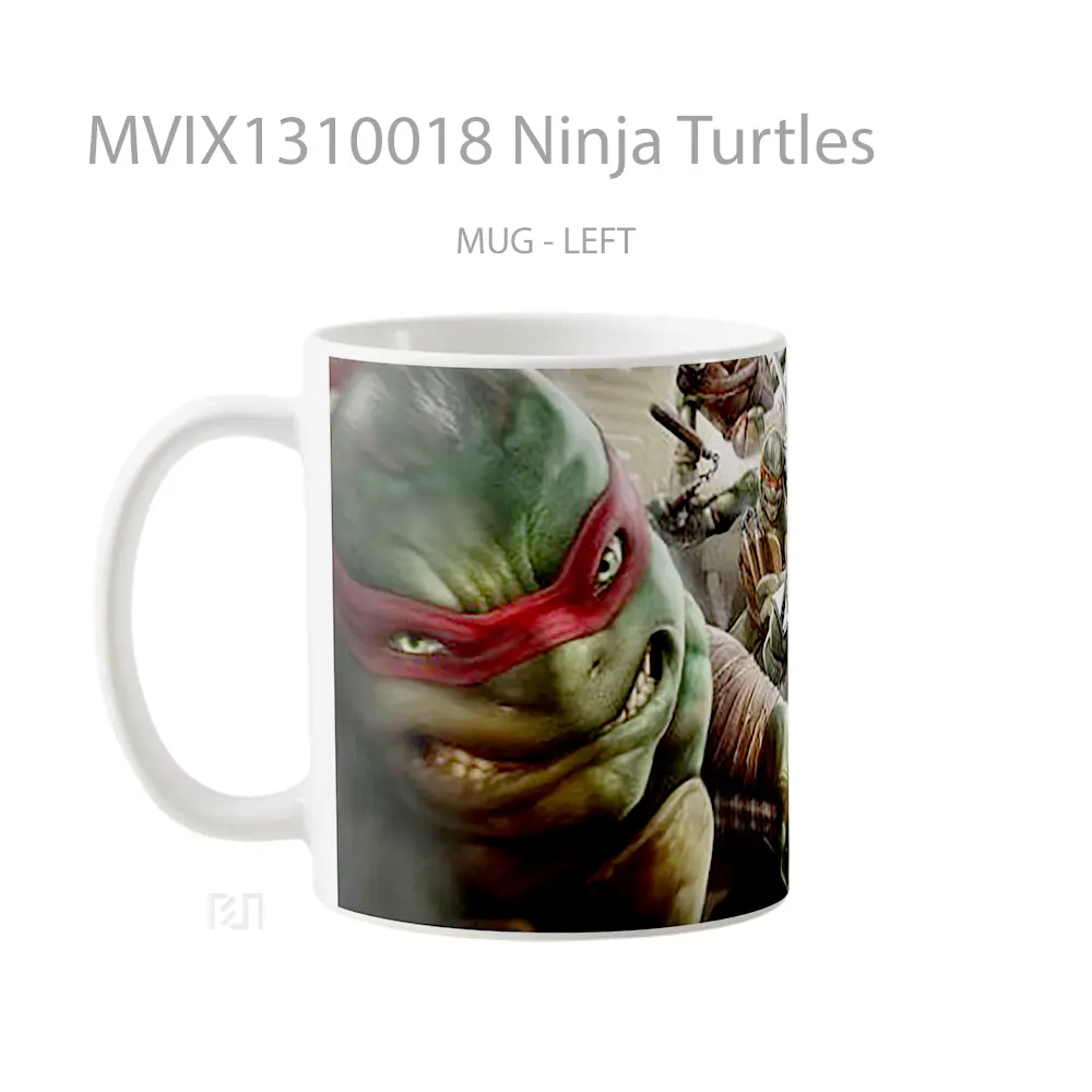 Mug Ninja Turtles Gelas Hewan Lucu - All-side / Desain