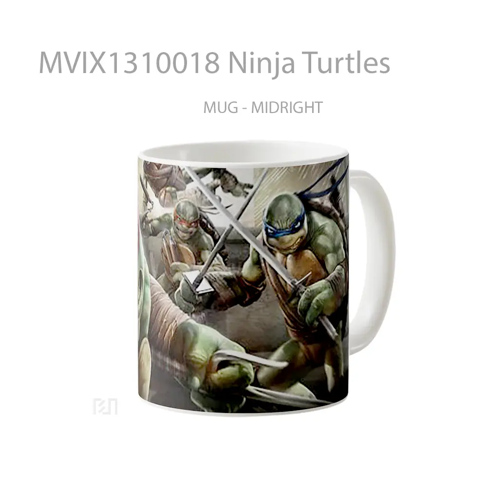 Mug Ninja Turtles Gelas Hewan Lucu - All-side / Desain