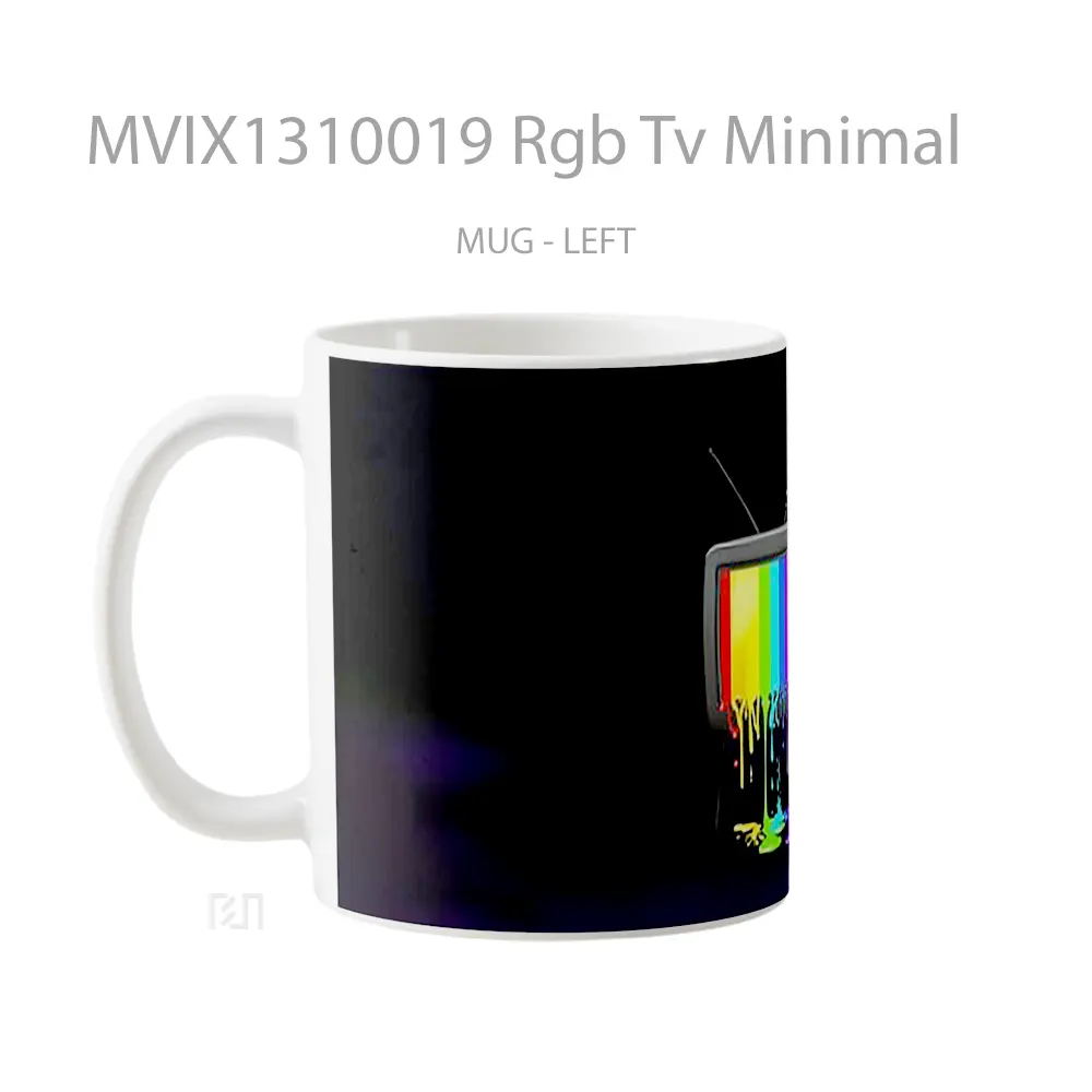 Mug Rgb Tv Minimal Gelas Keramik Unik - All-side / Desain