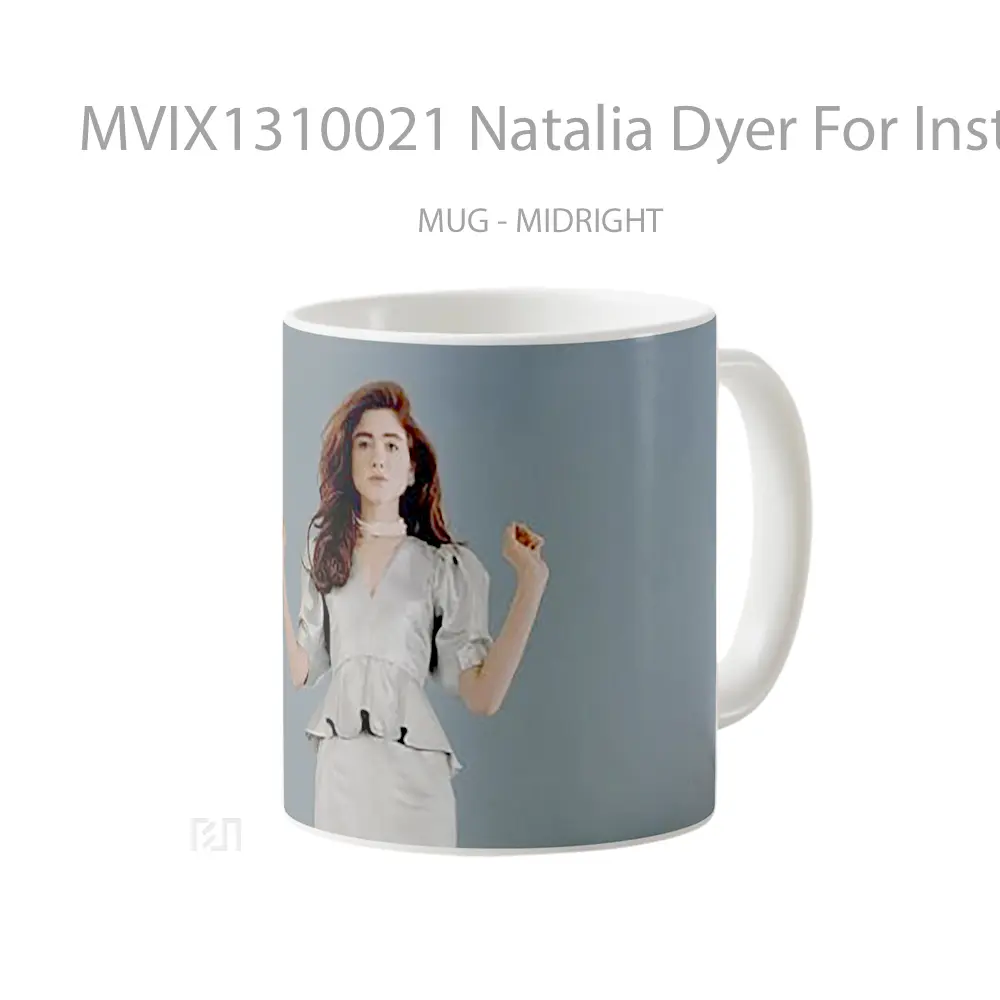 Mug Natalia Dyer For Instyle Gelas Keramik Unik - All-side / Desain