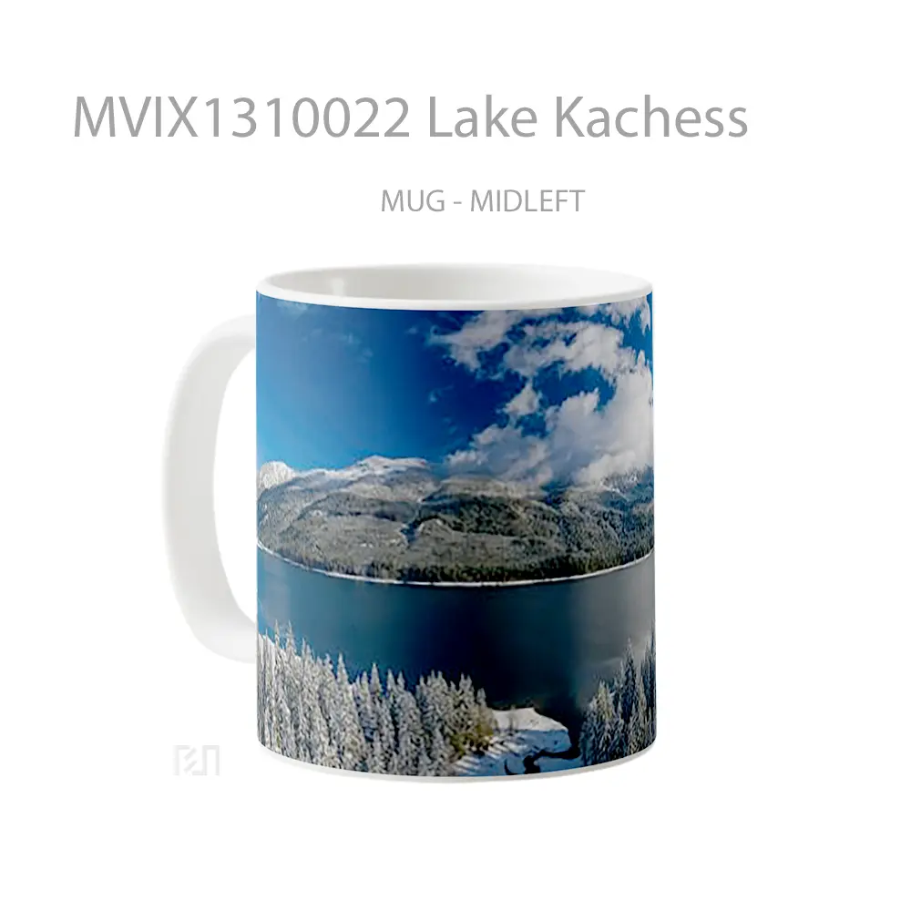 Mug Lake Kachess Gelas Pemandangan Alam - All-side / Desain