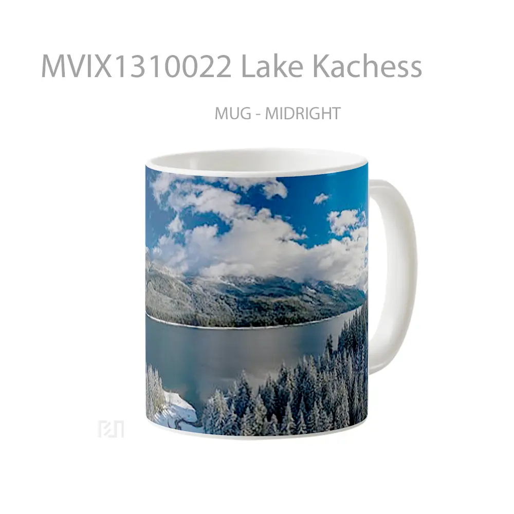 Mug Lake Kachess Gelas Pemandangan Alam - All-side / Desain