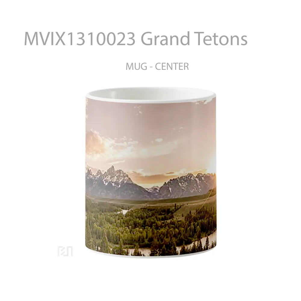 Mug Keramik Premium SNI - Mug Grand Tetons Gelas Keramik Unik