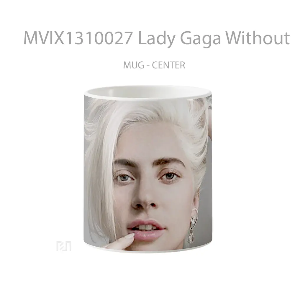 Mug Lady Gaga Without Makeup 2021 Gelas Selebriti