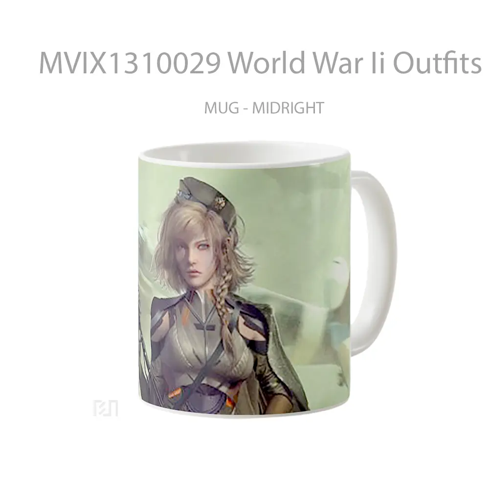 Mug World War Ii Outfits Gelas Keramik Unik - All-side / Desain