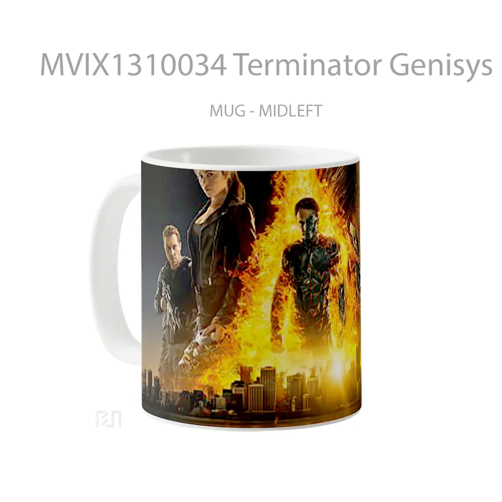 Mug Terminator Genisys 2021 Gelas Film - All-side / Desain