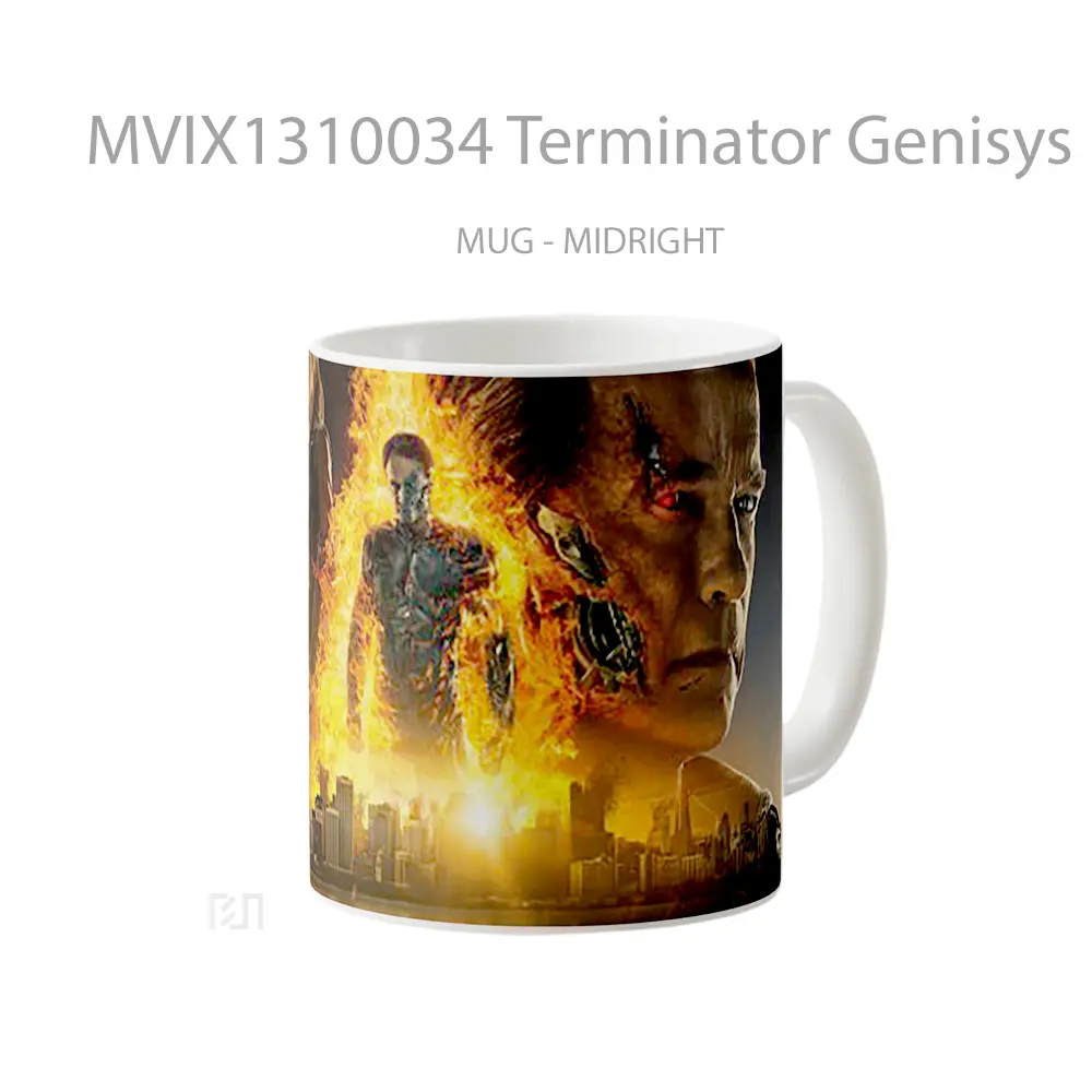Mug Terminator Genisys 2021 Gelas Film - All-side / Desain