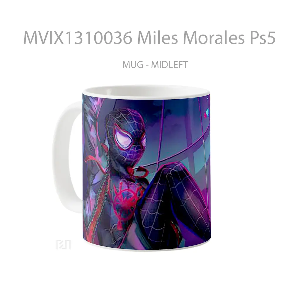 Mug Miles Morales Ps5 Gelas Keramik Unik - All-side / Desain