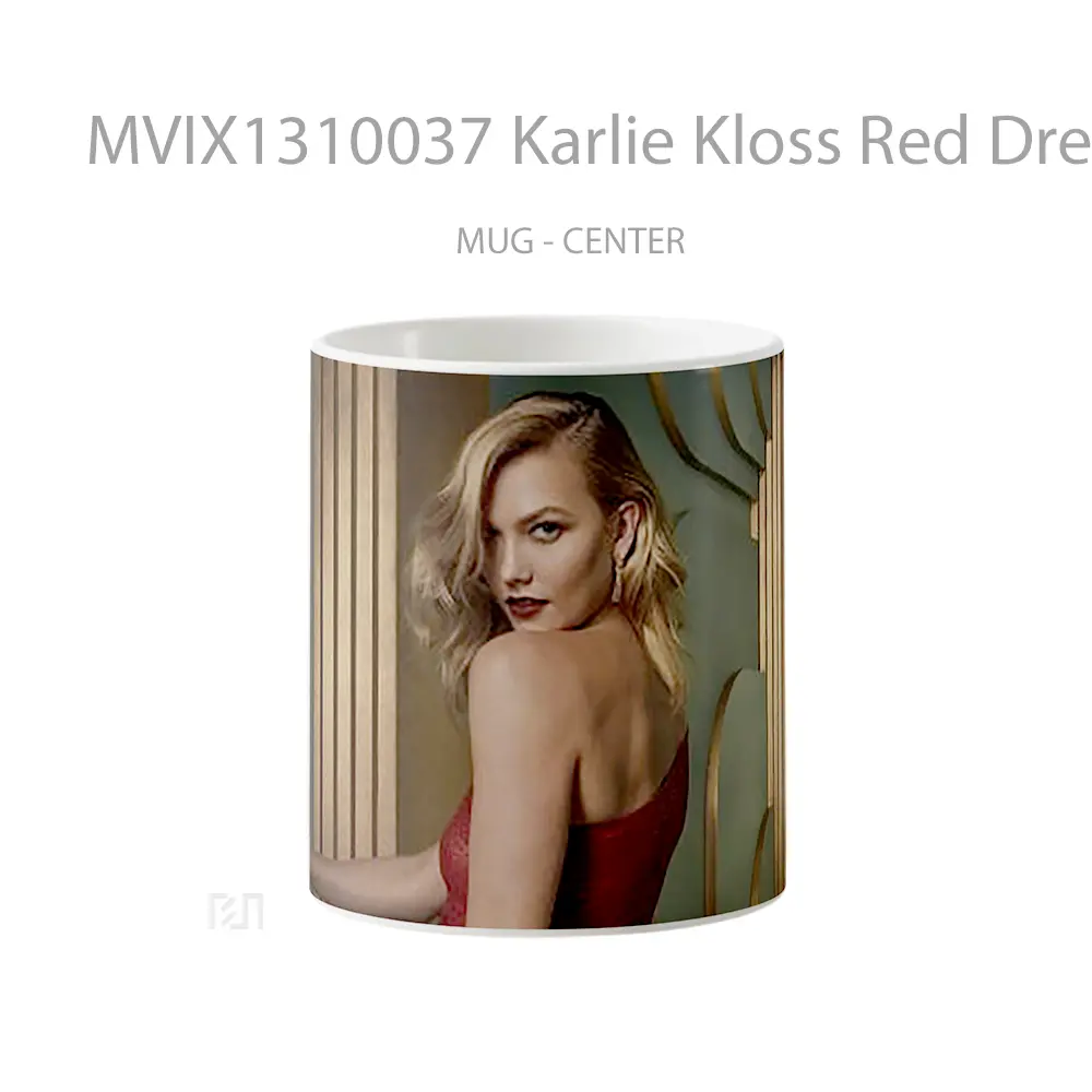 Mug Karlie Kloss Red Dress 2021 Gelas Keramik Unik