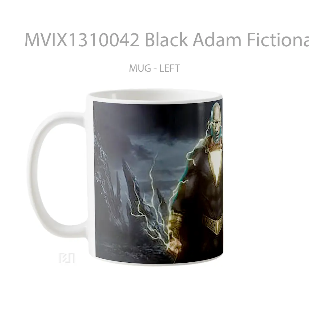 Mug Black Adam Fictional Supervillan Gelas Keramik Unik - All-side / Desain