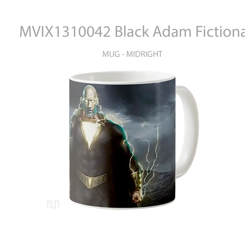 Mug Black Adam Fictional Supervillan Gelas Keramik Unik - All-side / Desain