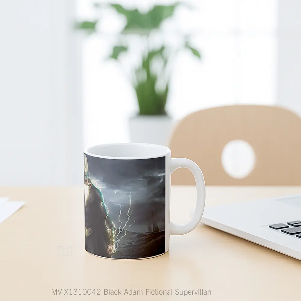 Mug Black Adam Fictional Supervillan Gelas Keramik Unik - All-side / Desain