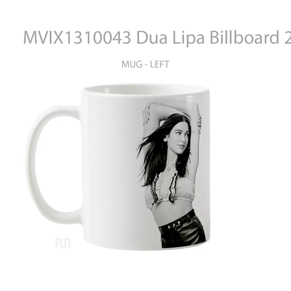 Mug Dua Lipa Billboard 2021 Gelas Selebriti - All-side / Desain