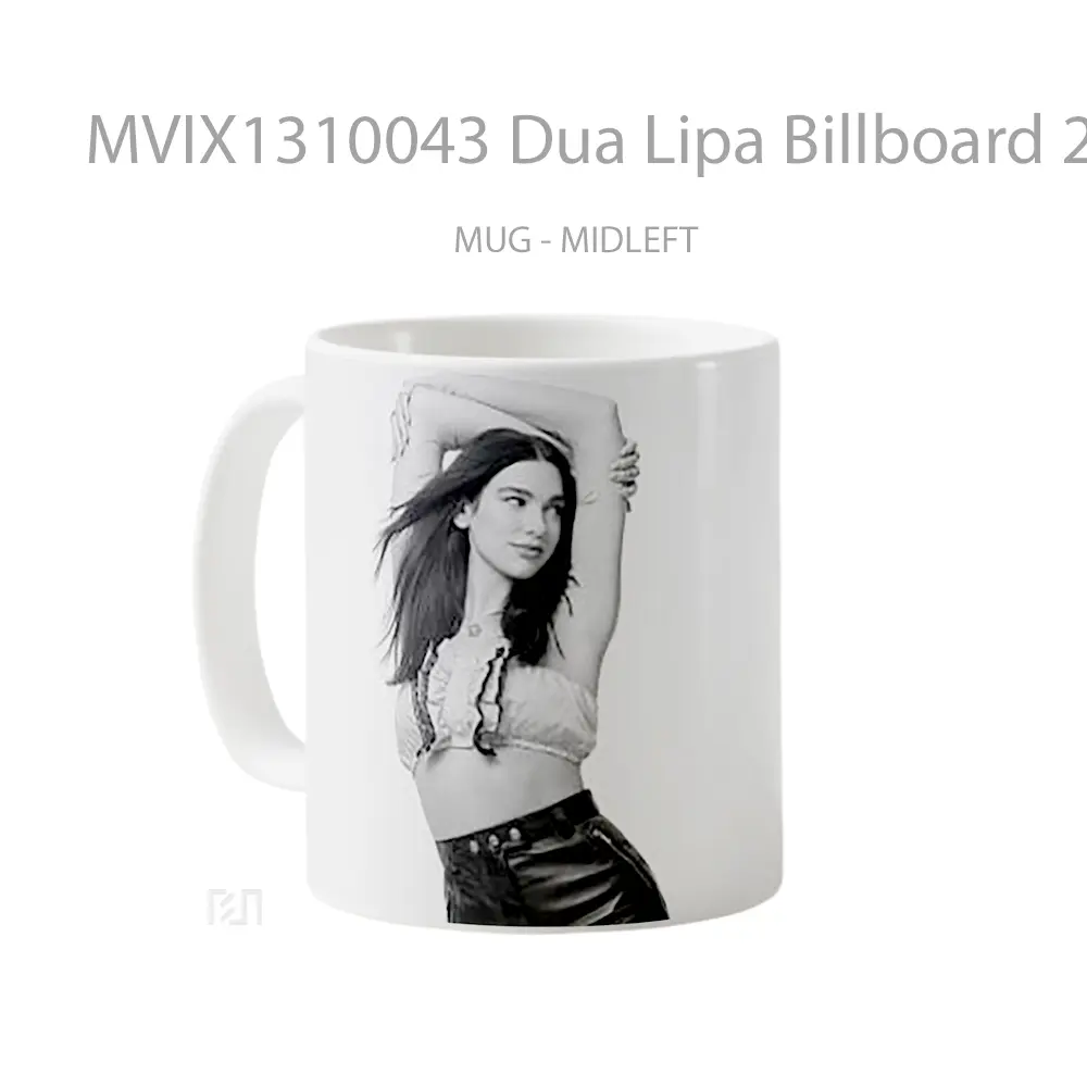 Mug Dua Lipa Billboard 2021 Gelas Selebriti - All-side / Desain