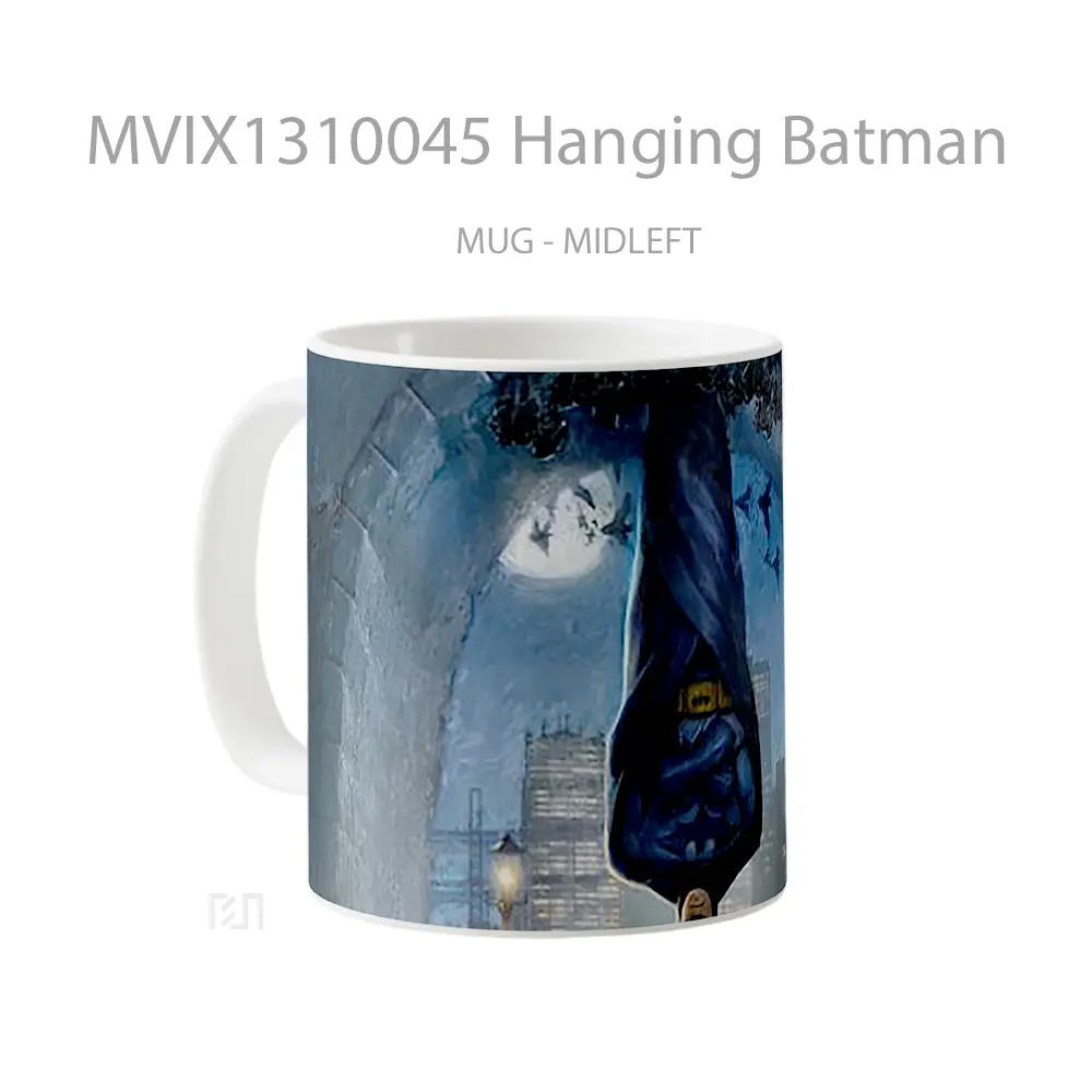 Mug Hanging Batman Gelas Superhero - All-side / Desain