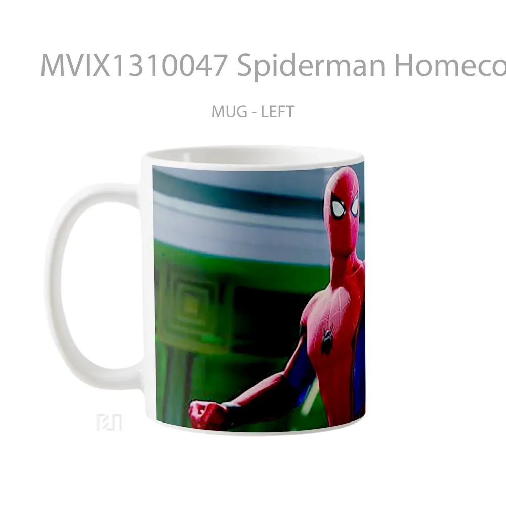 Mug Spiderman Homecoming Gelas Superhero - All-side / Desain