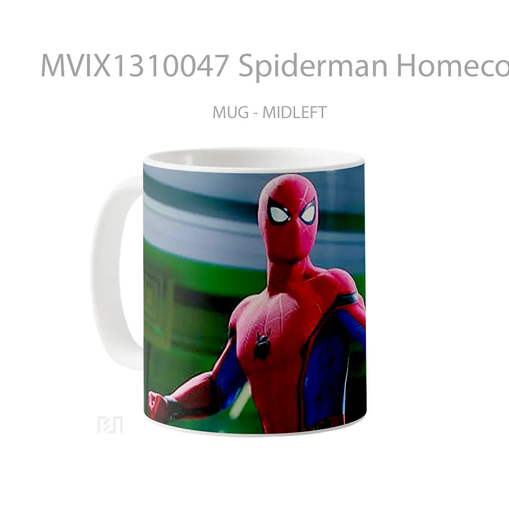 Mug Spiderman Homecoming Gelas Superhero - All-side / Desain