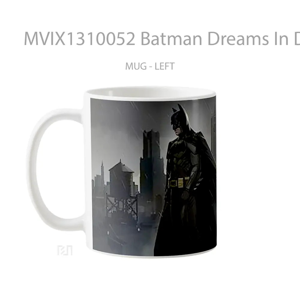 Mug Batman Dreams In Darkness Gelas Superhero - All-side / Desain