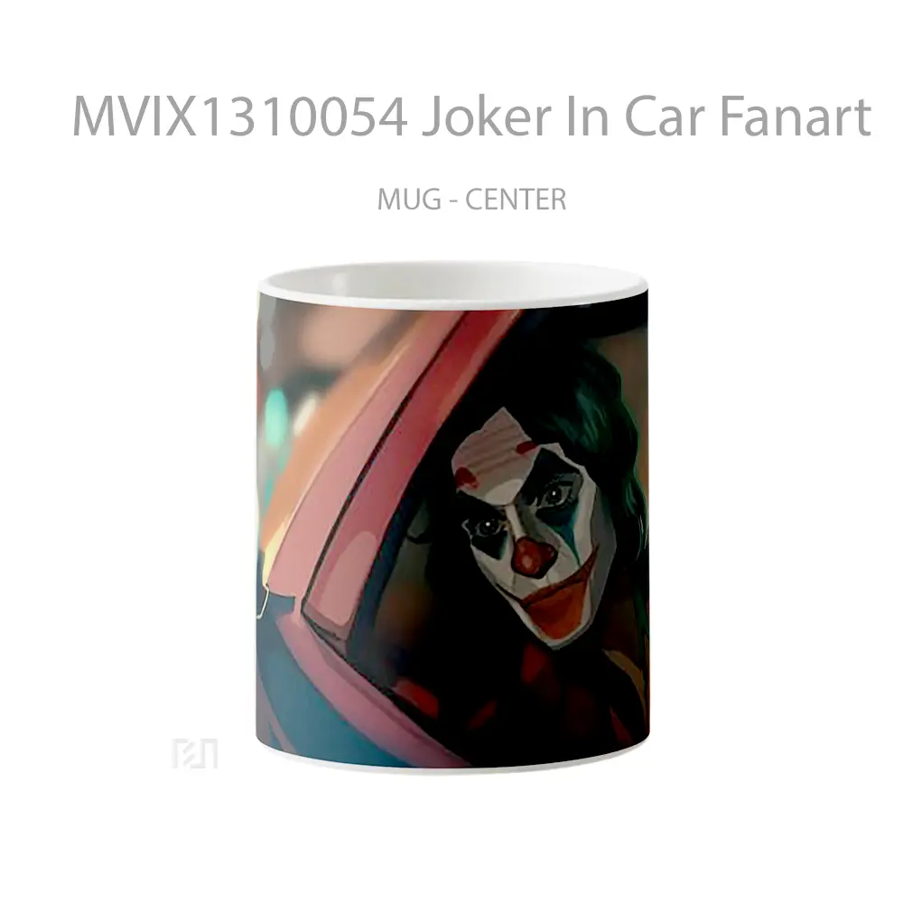 Mug Joker In Car Fanart Gelas Superhero