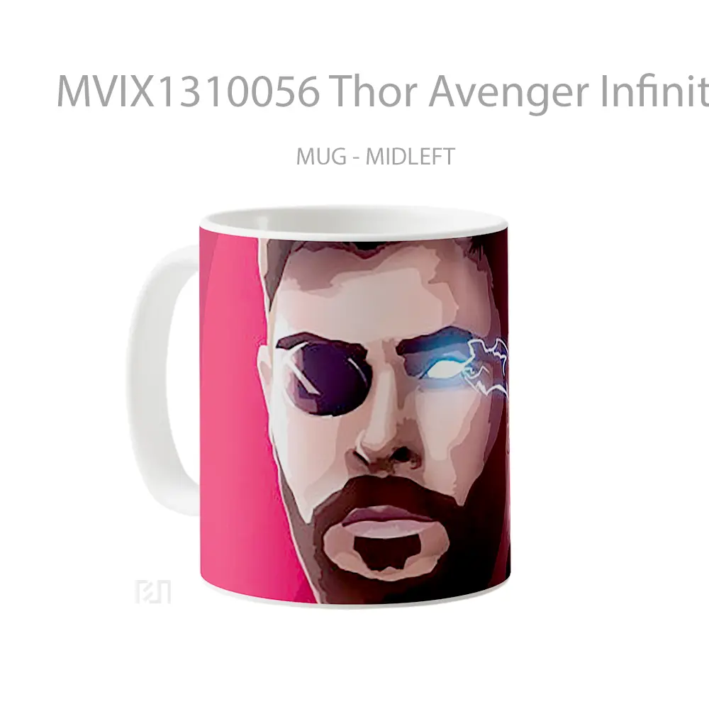 Mug Thor Avenger Infinity War Gelas Superhero - All-side / Desain