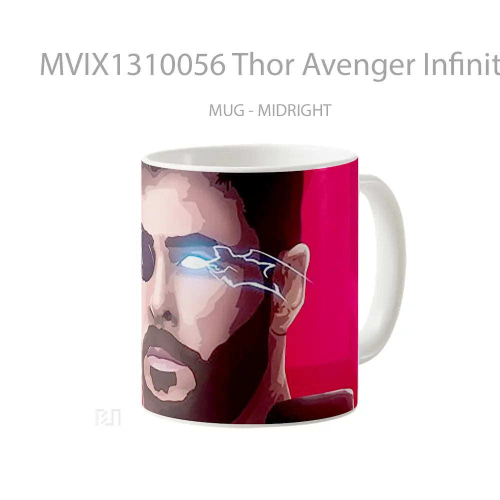 Mug Thor Avenger Infinity War Gelas Superhero - All-side / Desain