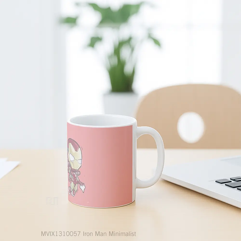Mug Iron Man Minimalist Gelas Superhero - All-side / Desain