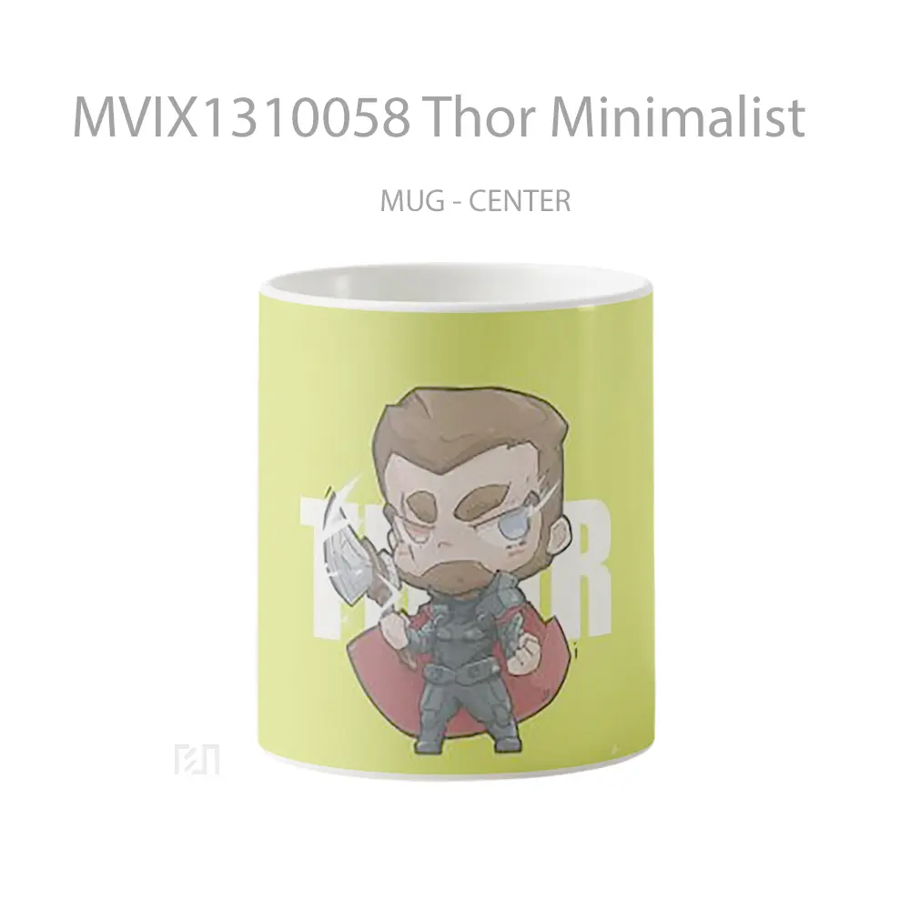 Mug Thor Minimalist Gelas Superhero