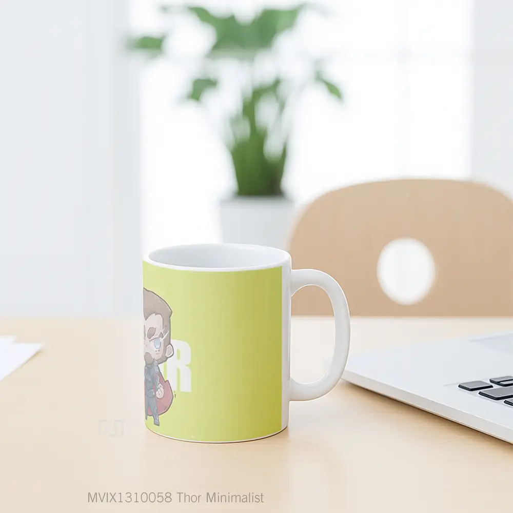 Mug Thor Minimalist Gelas Superhero - All-side / Desain