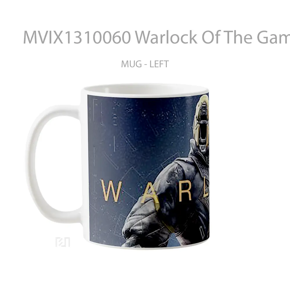Mug Warlock Of The Game Destiny Cangkir Gamer - All-side / Desain
