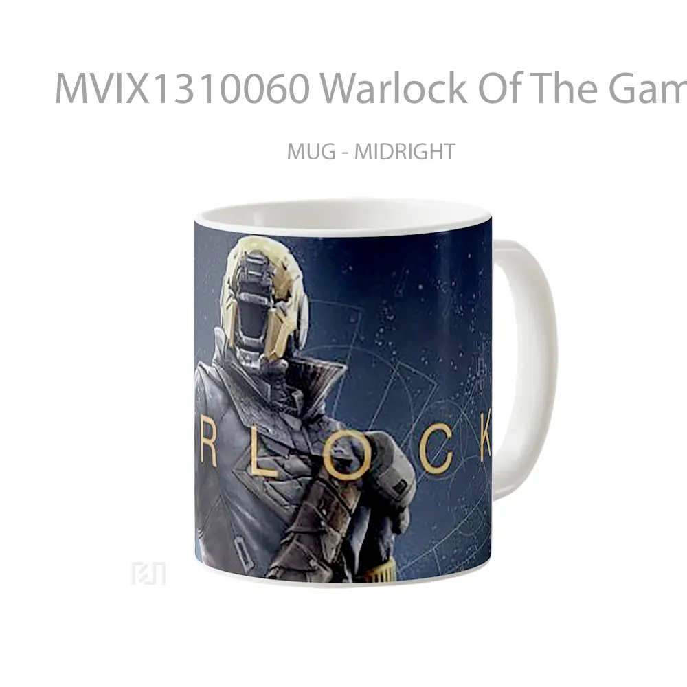 Mug Warlock Of The Game Destiny Cangkir Gamer - All-side / Desain