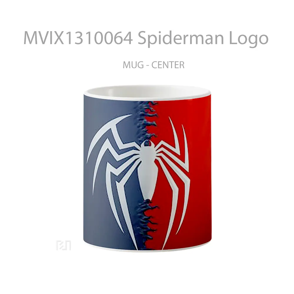 Mug Spiderman Logo Gelas Superhero
